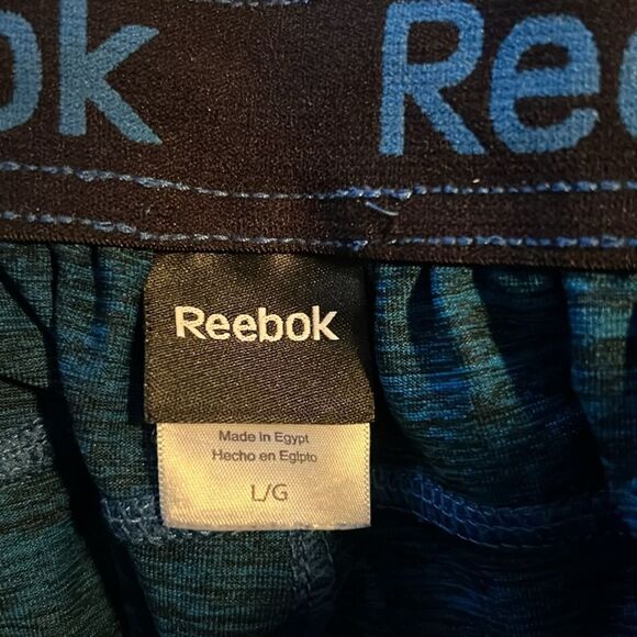 Reebok shorts heather blue two pocket size L - Picture 8 of 8